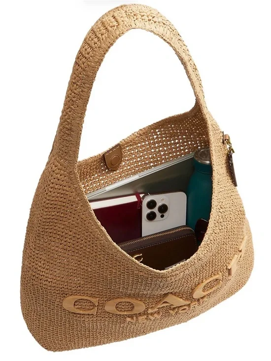COACH
Brooklyn Extra-Large Straw Shoulder Bag 39 - Picture 4 of 4